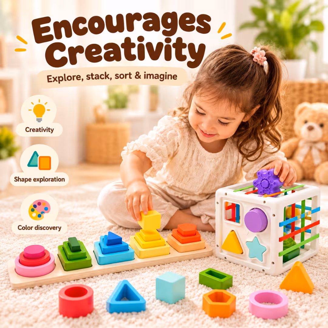 Baby Combo Toy Set in use